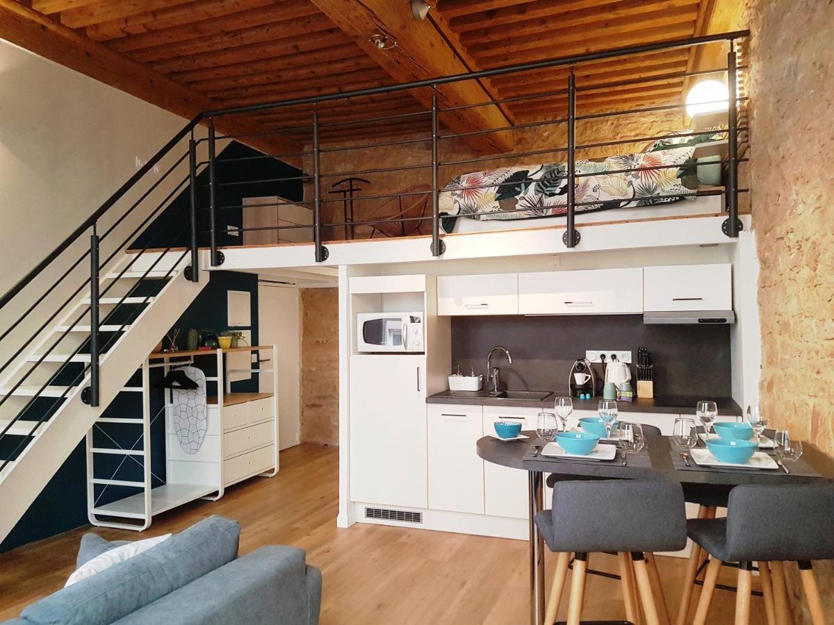 Charmant Appartement Style Canut Pentes Croix Rousse 리옹 외부 사진